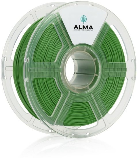 סליל הדפסה (פילמנט) 1.75 מ”מ / 1 ק”ג דגם PLA+ (PRO) מבית ALMA - צבע ירוק