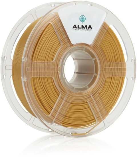 סליל הדפסה (פילמנט) 1.75 מ”מ / 1 ק”ג דגם PLA+ (PRO) מבית ALMA - צבע זהב
