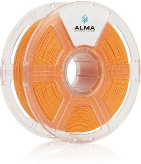 סליל הדפסה (פילמנט) 1.75 מ”מ / 1 ק”ג דגם PLA+ (PRO) מבית ALMA - צבע כתום