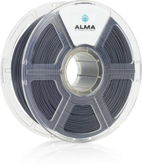 סליל הדפסה (פילמנט) 1.75 מ”מ / 1 ק”ג דגם PLA Matte מבית ALMA - צבע אפור
