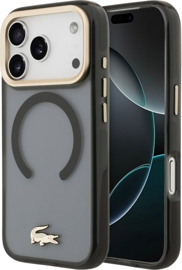 כיסוי תומך Magsafe ל-Apple iPhone 17 Pro מבית LACOSTE - צבע עשן