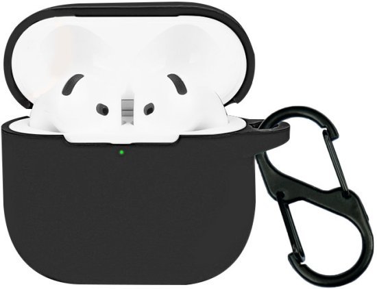 כיסוי TPU לאוזניות Apple AirPods 4 - צבע שחור