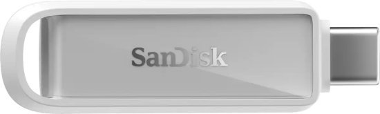 זיכרון נייד עם חיבור SanDisk Phone Drive USB Type-C - דגם SDIXS0N-256G-GN6NE - נפח 256GB - צבע Arctic White