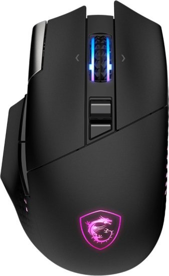עכבר גיימינג אלחוטי MSI VERSA PRO Wireless - צבע שחור