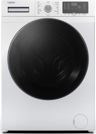 מכונת כביסה אינוורטר פתח חזית 10 ק''ג 1200 סל''ד Fujicom FJ-WM101W - צבע לבן