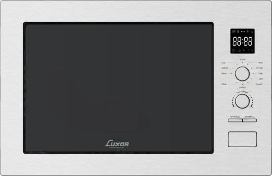 מיקרוגל דיגיטלי בנוי משולב גריל 27 ליטר 850W דגם AHY27-E8I-SS מבית Luxor - נירוסטה