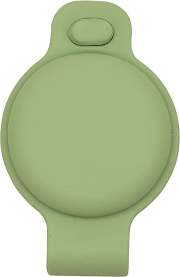 כיסוי מגן מסיליקון ל-Apple AirTag דגם Exonox מבית Camel Mountain - צבע ירוק אבוקדו
