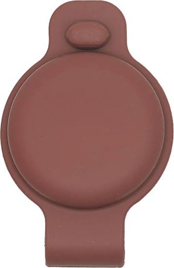 כיסוי מגן מסיליקון ל-Apple AirTag דגם Exonox מבית Camel Mountain - צבע חום