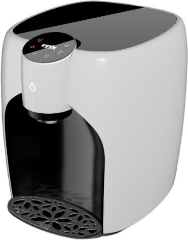 בר מים RIO מבית אפיקים - צבע לבן עם 2 משטחי חיפוי עליוניים מזכוכית ובמבוק!