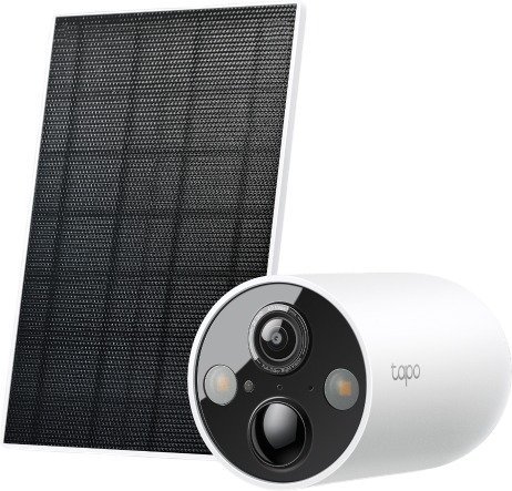 מצלמת אבטחה אלחוטית TP-Link Tapo C425 עם פאנל סולארי - צבע לבן