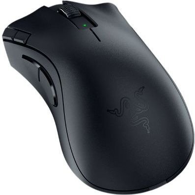 עכבר גיימינג ארגונומי אלחוטי Razer DeathAdder V2 X HyperSpeed - צבע שחור