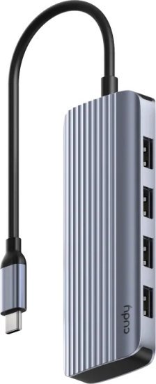 רכזת 6-ב-1 עם חיבורי USB-A, USB-C PD ו-HDMI מבית Cudy