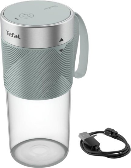 בלנדר אישי נטען נייד 300 מ''ל Tefal LightMix BL1C0430 - צבע אקליפטוס