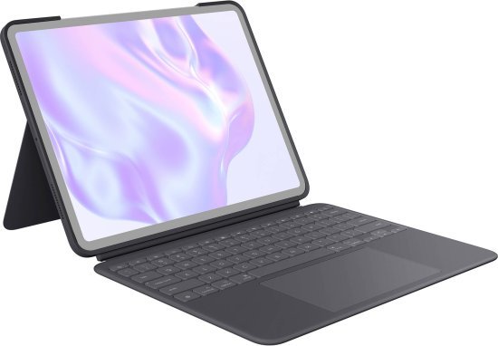 מציאון ועודפים - כיסוי מקלדת Logitech Combo Touch ל- Apple iPad Pro 13 Inch (M4) - צבע Graphite - שפה עברית ואנגלית