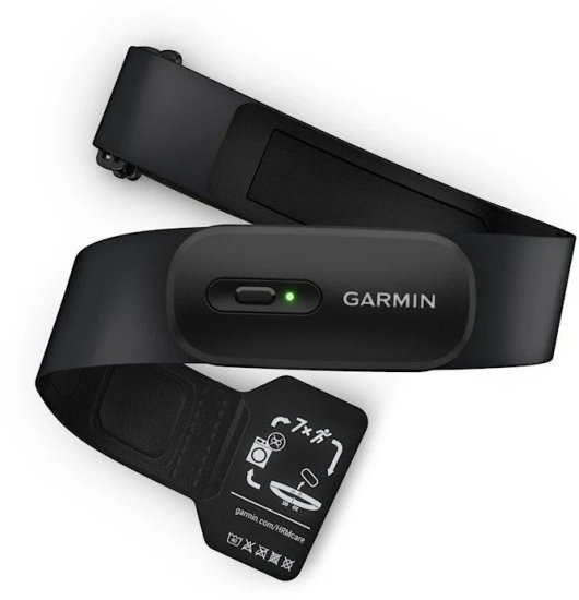 רצועת מד דופק Garmin HRM-200 - צבע שחור - מידה M-XL