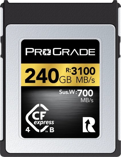 כרטיס זיכרון ProGrade CFExpress Type-B 4.0 240GB Gold