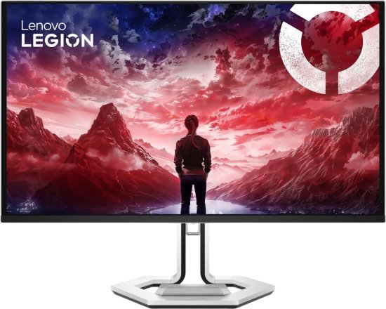 מסך מחשב גיימינג Lenovo Legion Pro 27Q-10 280Hz QHD QD-OLED 26.5'' 68CFGACBIS - צבע שחור / לבן