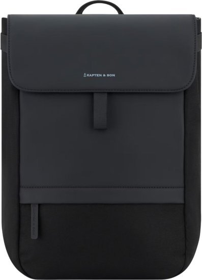תיק גב למחשב נייד דגם Fyn מבית Kapten & Son עד 14 אינץ' - צבע שחור