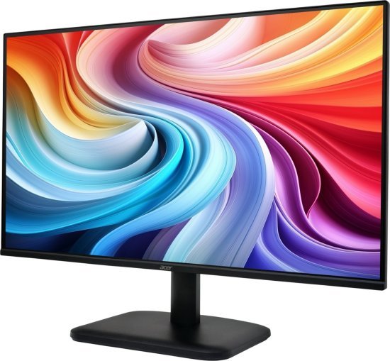 מסך מחשב ''Acer EK251Q P6 FHD LED IPS 144Hz Monitor 24.5 - כולל רמקולים - צבע שחור