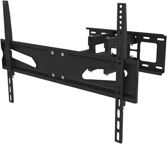 מתקן תלייה דו-מפרקי למסכים 37''-75'' דגם MTV-75SWIVEL מבית GPT - צבע שחור