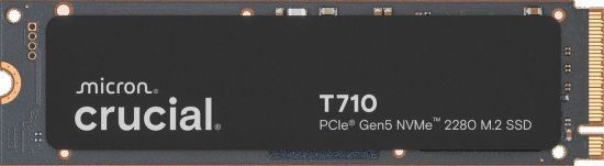 כונן SSD פנימי T710 PCIe Gen5 NVMe M.2 מבית Crucial - נפח 2TB