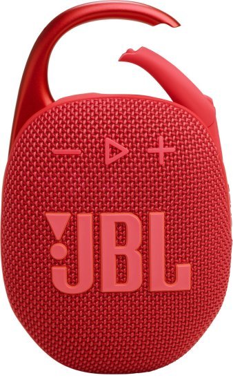 רמקול Bluetooth נייד עמיד למים ואבק JBL Clip 5 - צבע אדום