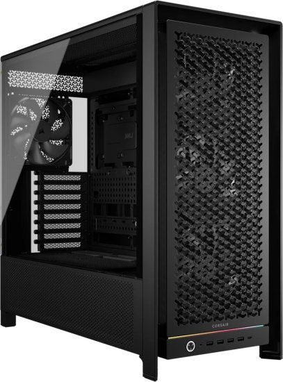 מארז ללא ספק Corsair 5000D RS ATX Mid-Tower - צבע שחור