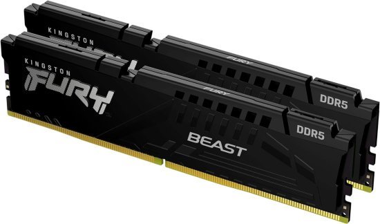 זכרון למחשב Kingston FURY BEAST 2x16GB DDR5 6800MT / s CL34 - צבע שחור