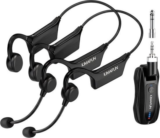 זוג מיקרופוני מדונה אלחוטיים ועמידים למים +KimaFun Freedom 9100