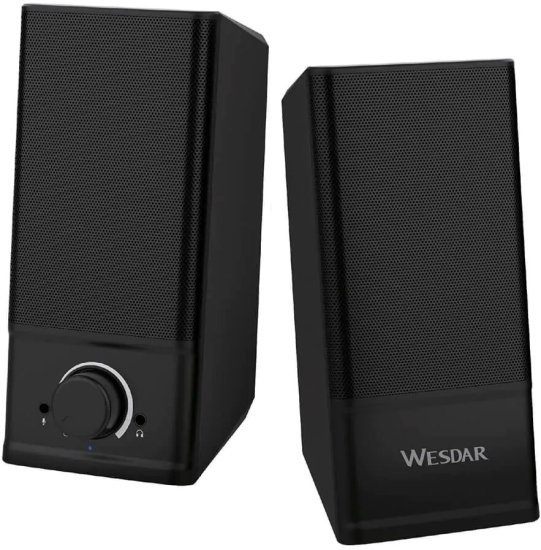 רמקולים למחשב Wesdar CS105 6W - צבע שחור