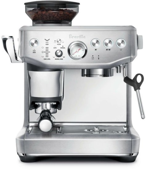 מכונת אספרסו מקצועית Breville Barista Express Impress - צבע נירוסטה מוברשת