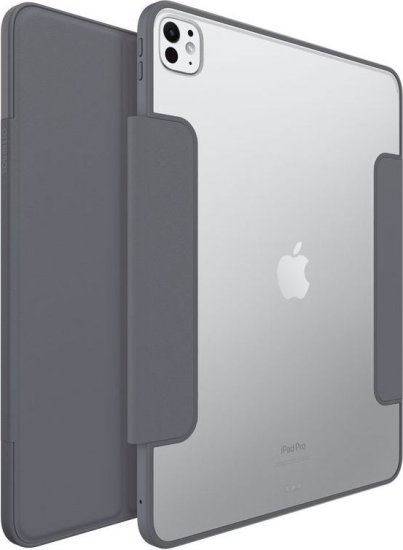 כיסוי Symmetry Folio מבית OtterBox ל-iPad Pro 11 Inch (M5 / M4) - צבע אפור כהה / שקוף