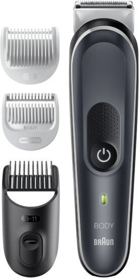 מכונת גילוח גוף נטענת יבש / רטוב דגם BG5340 מבית Braun