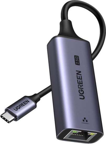 מתאם רשת USB Type-C ל־Ethernet RJ45 2.5Gbps מבית UGREEN