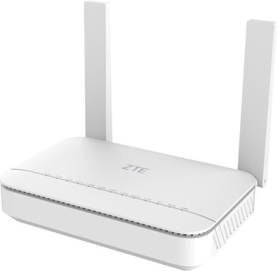 ראוטר ZTE ZXHN F6705E תומך ב-Wi-Fi-7 ובעל חיבור סיב אופטי (GPON) מובנה