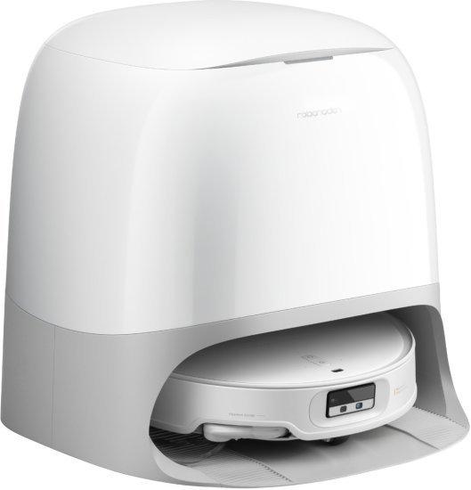 ‏שואב אבק רובוטי Roborock QRevo CurvX - צבע לבן
