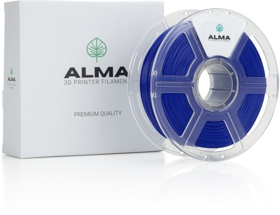 סליל הדפסה (פילמנט) 1.75 מ”מ / 1 ק”ג דגם PETG PRO מבית ALMA - צבע כחול