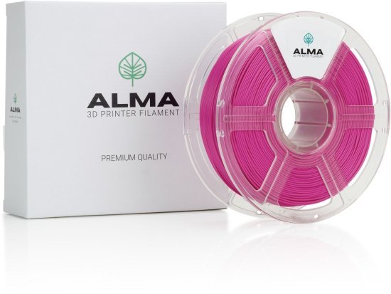 סליל הדפסה (פילמנט) 1.75 מ”מ / 1 ק”ג דגם PETG PRO מבית ALMA - צבע ורד