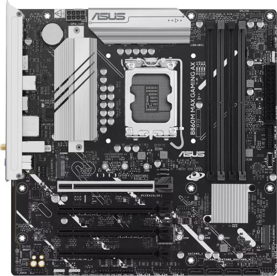 לוח אם ASUS B860M MAX GAMING AX WIFI LGA1851