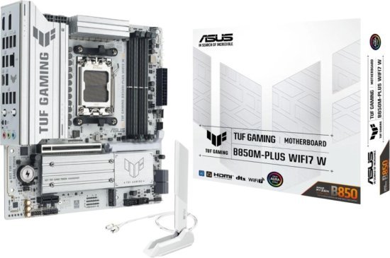 לוח אם ASUS TUF GAMING B850M-PLUS WIFI 7 W AM5 DDR5