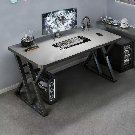 שולחן גיימינג ברוחב 100 ס''מ דגם RSM-2026 מבית Rosso Italy - צבע אפור