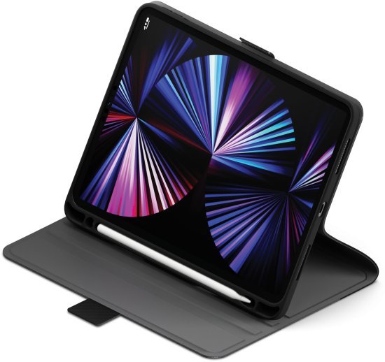 מציאון ועודפים - כיסוי Cygnett Tekview ל- Apple iPad Pro 11 Inch (M4) עם אחסון ל- Apple Pencil - צבע שחור / אפור