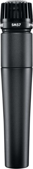 מיקרופון לכלי נגינה Shure SM57-LCE - צבע שחור