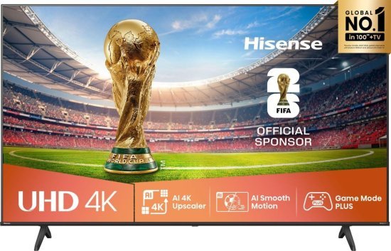 טלוויזיה חכמה 75 אינץ' Hisense UHD 4K Smart TV DLED 75A69Q