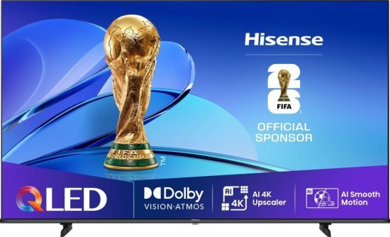 טלוויזיה חכמה 85 אינץ' Hisense UHD 4K Smart TV QLED+DLED 85E79Q