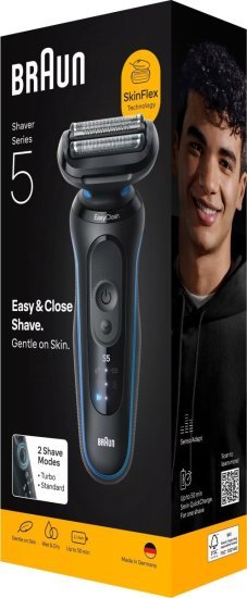 מכונת גילוח חשמלית (יבש ורטוב) Braun Series 5 Wet & Dry 52-B1000s