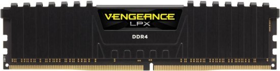 זיכרון למחשב Corsair Vengeance 16GB DDR4 2666MHz CL16 - צבע שחור