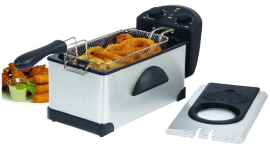 מציאון ועודפים - סיר טיגון עמוק מנירוסטה 3.5 ליטר Normande ND-3501 2000W