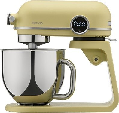 מיקסר דיגיטלי 5.2 ליטר + 3.8 ליטר Davo Chic DSM5270 1400W - צבע צהוב