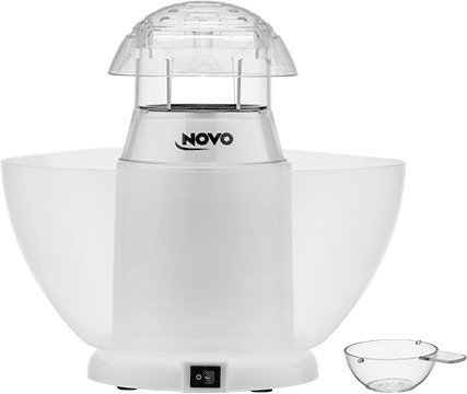 מכשיר חשמלי להכנת פופקורן Novo NOV121 - צבע לבן